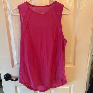 Lululemon Athletica Vibrant Pink Tank Top